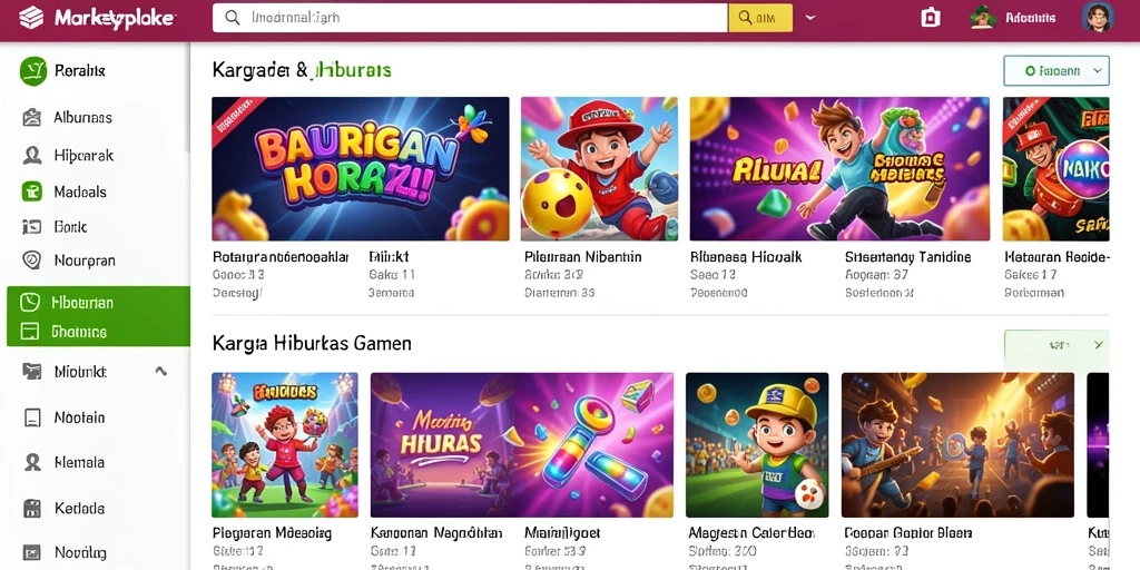 Gambaran menarik dari karakter utama dalam petualangan.