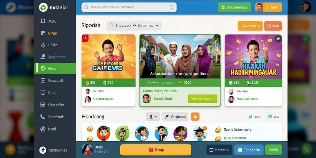 Tampilan awal yang menggugah selera dan menarik perhatian.