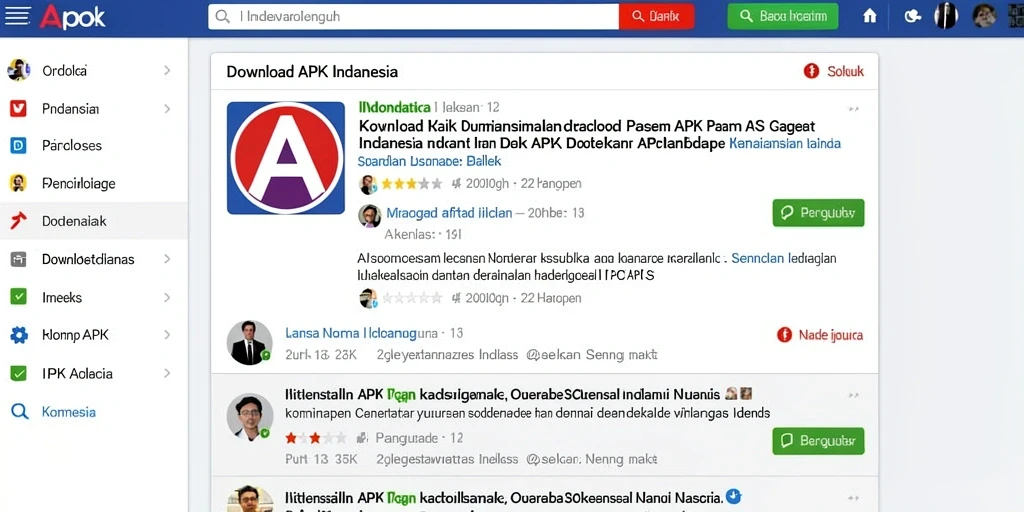 Tampilan antarmuka aplikasi yang modern dan menarik.