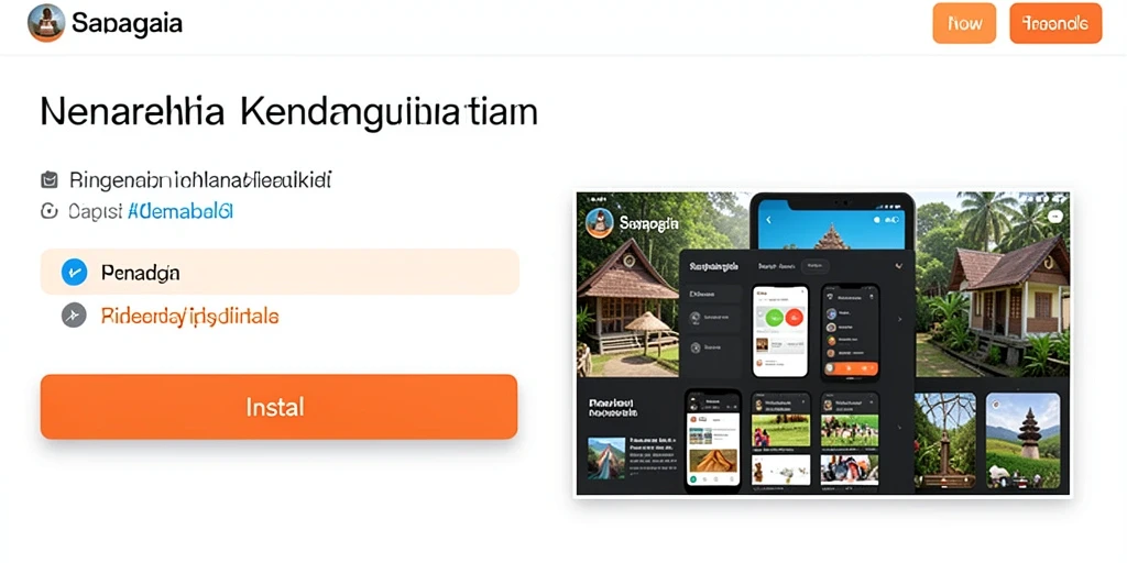 Tampilan antarmuka yang modern dan menarik.