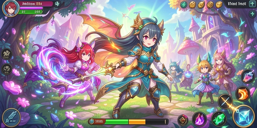 Screenshot menunjukkan pertandingan seru dengan teman-teman.
