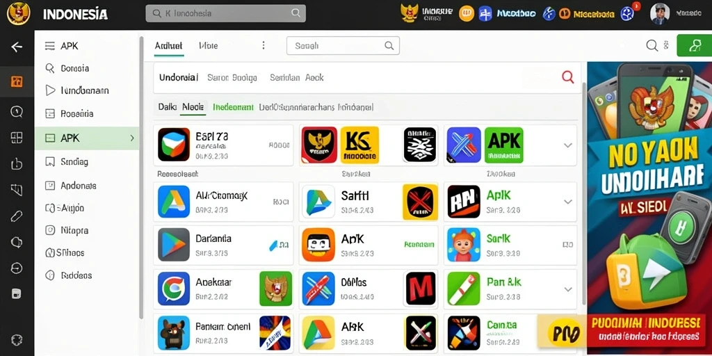 Tampilan awal yang menarik dan intuitif.