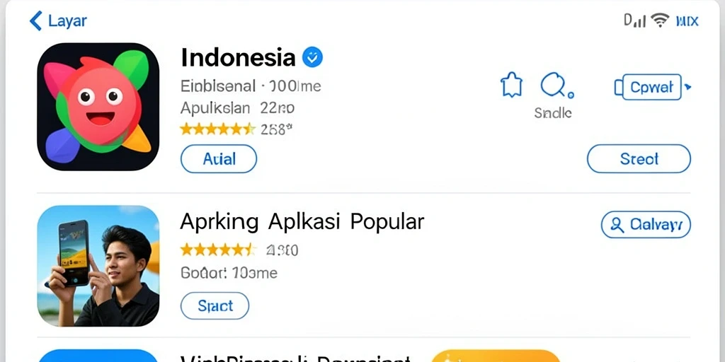Tampilan menu utama yang intuitif dan bersih.