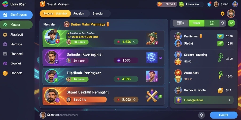 Menampilkan tampilan awal yang menarik dari aplikasi.