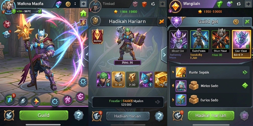 Tampilan grafis yang memukau dan colorful.