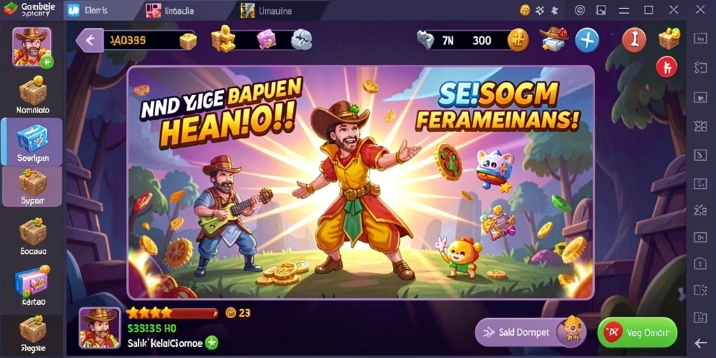 Tampilan awal aplikasi SURGA88 yang menarik.