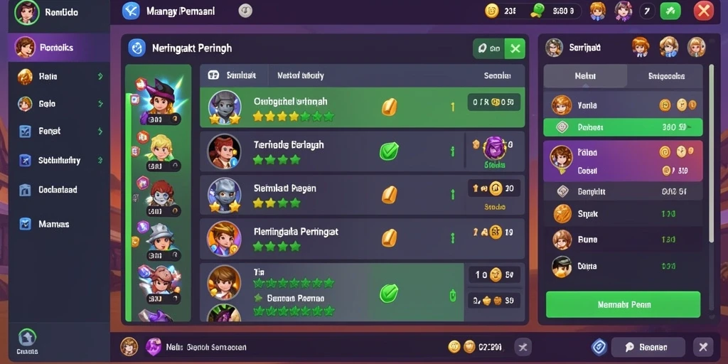 Tampilan awal yang menarik dan modern.