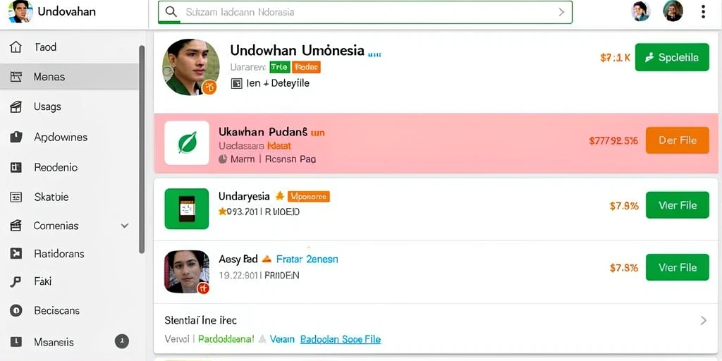 Tampilan antarmuka yang menarik dan responsif.