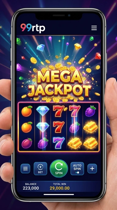 Cuplikan layar menu unduhan 99rtp untuk perangkat Android